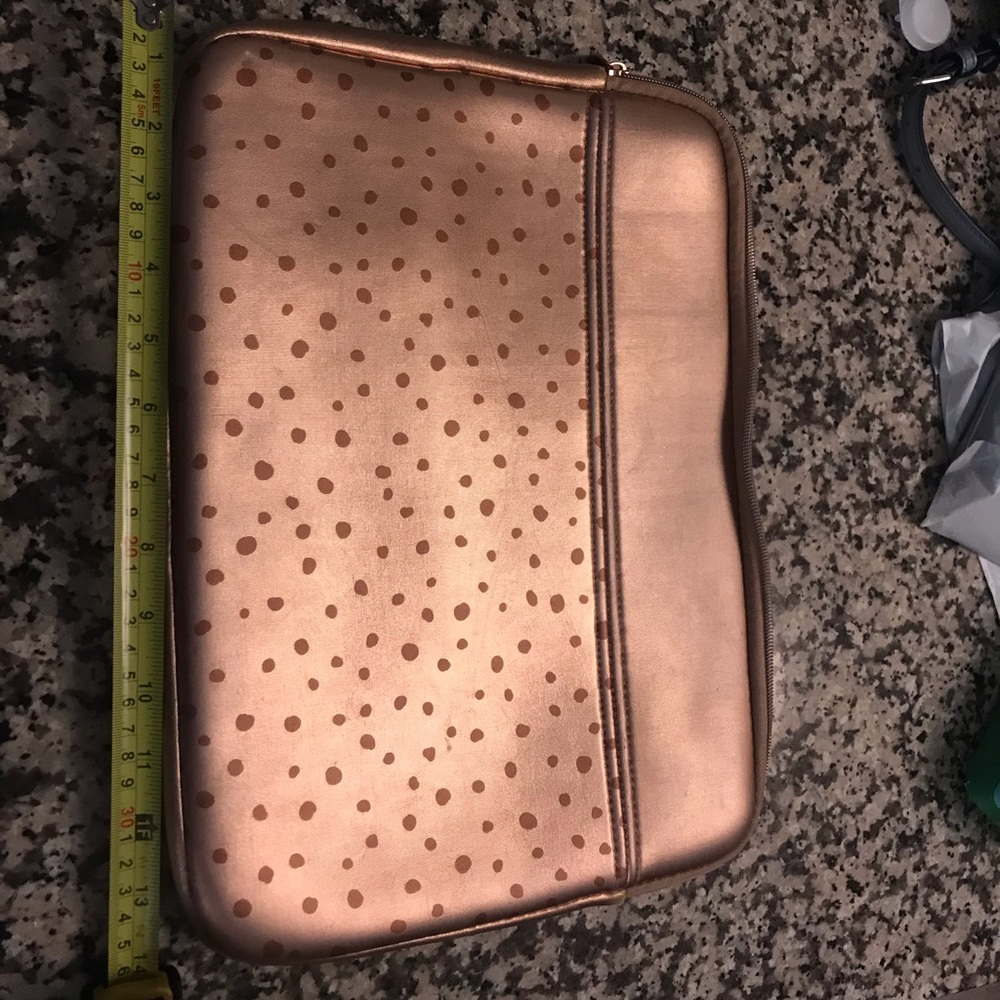 Rose gold laptop case